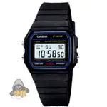 【CASIO】台灣卡西歐公司貨 勇者不敗經典運動電子腕錶 生活防水(F-91W-1)