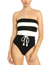 Robin Piccone Babe Bandeau One Piece Swimsuit