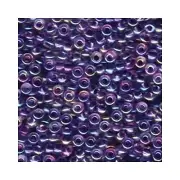 Miyuki Seed Beads 6/0 Amethyst Lined Crystal AB 6-274 Glass 20g in a Tube Round