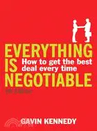 在飛比找三民網路書店優惠-Everything Is Negotiable: How 