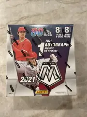 2021 Panini Mosaic Baseball Factory Sealed Mega Box 1 Auto/Box