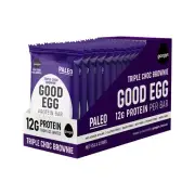 * Googys Good Egg Protein Bar Triple Choc Brownie 55g x 12 Bars