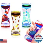 TGIQROVE 3 Pack Liquid Motion Bubbler Sensory Toys, Liquid Timer Toys Anxiety