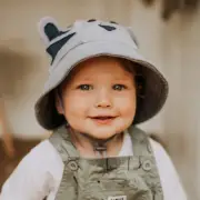 bedhead hats Toddler Bucket Hat - Tiger Grey Marle