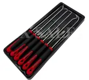 6 Pcs Hook and Pick Tool Set 8-1/2" Long and Cotter Pin Puller 4 Hoses O-rings