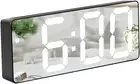 Digital Alarm Clock, LED Clock Electronic Desktop Clock with Temperature