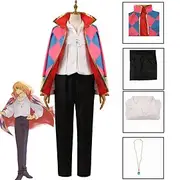 Howl's Moving Castle Howl Anime Cosplay Costume Outfits Cosplay Suits Cosplay Accessories Halloween Carnival Masquerade Coat Shirt Pants For Men's Adults'