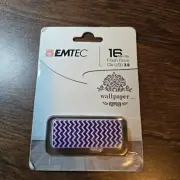 EMTEC Wallpaper 16GB USB 2.0 Flash Drive NEW