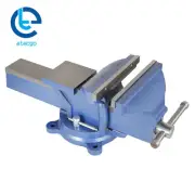 8Inch 360 Degree Rotating Cast Iron Multi-Purpose Rotating Bench Vise With Anvil