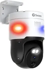 Swann Add-On Pan & Tilt Indoor 4K HD Wired NVR Security Camera with 2-Way