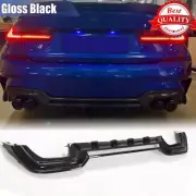 Gloss Black Rear Bumper Diffuser Lip Fit For BMW 3 Series G20 G28 M-SPORT 19-20 (for: BMW)