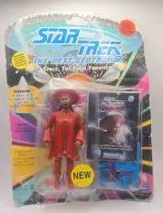 ‘93 Star Trek Next Generation Guinan Action Figure & More Playmates Skybox Card