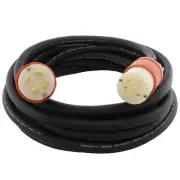 10ft 30A 3-Phase 480V L16-30 Industrial High-Power Locking Extension Cord