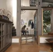 Evenflo Position & Lock Farmhouse Collection Doorway Gate. Wide & Standard