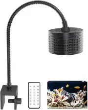 LED Aquarium Lights Clip on Nano Fish Tank Light with Remote Control for Saltwa