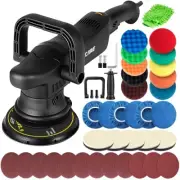 6" Car Polisher Buffer Pad Electric Machine Random Orbital Dual Action Polishing