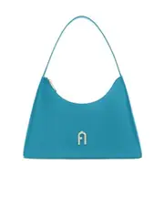Zippered shoulder bag One size turquoise