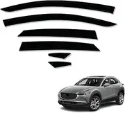 OAD4X4 Weathershields Compatible with Mazda CX-30 CX30 DM Series 2019-Onwards, Weather Shields Window Visors Wind Deflectors Sun Rain Guard 6PCS Set