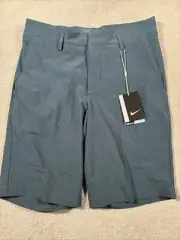 Nike Golf Shorts Mens 28 Navy Blue Dri-Fit Flex Core Standard Fit Stretch New