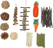 Rabbit Chew Toys Teeth Clean Promote Digestion Stress Relief for Pet Interaction