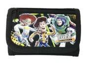 Disney Toy Story Jesse Woody Buzz Kids Tri-Fold Wallet Coin Holder Bag [Black]