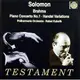 TESTAMENT SBT1041 所羅門布拉姆斯第一號鋼琴協奏曲 Solomon Brahms Piano Concerto No1 Op15 Handel Op24 (1CD)