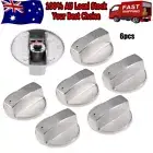 6mm Alloy Home Kitchen Gas Stove Knobs Cooker Oven Cooktop Metal Switch Control