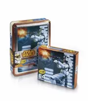 Star Wars Storm Troopers Collectible Tin With 64 Crayola Crayons ~ NEW