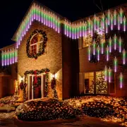 pinlo Outdoor Lights, 11.8 Inch 8 Tubes Meteor Shower Lights, Waterproof Snow Fa