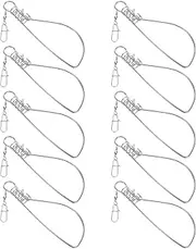 DECOMELODY High Strength Lure Fishing Buckle Snap Swivels Clip for Saltwater Tackle Accessories