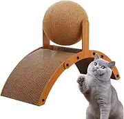 Cat Scratch Toy - Cat Scratching Board,Vertical Scratcher with Corrugated Base Interactive Kitten Toy for Play Rest Senior Apartment Living Room Window Outdoor Home Patio
