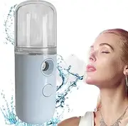 Easy Care Sunshine 15s Heat up Small Travel Steamer,Small Travel Steamer for Clothes,Portable Clothes Steam Iron,Handheld Garment Steamer,Rechargeable Cordless Handheld Travel Steamer（Light Blue）