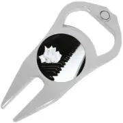 Piano Rose Golf Ball Marker Divot Repair Tool Bottle Opener