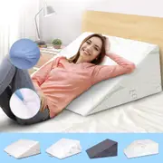 STARRY EUCALYPT Cool Gel Memory Foam Wedge Pillow Cushion Pillows Back Support Bamboo Plush