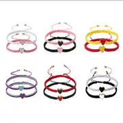 New Love Shaped Couple Bracelet Fashionable And Simple Hand Woven Hand Rope Blind Box