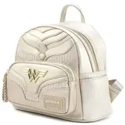 Loungefly x DC Comics Wonder Woman 1984 Cosplay Mini Backpack One Size, Gold