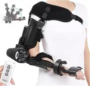 Electric Elbow Joint Rehabilitation Device Hinged Elbow Brace Arm Exerciser Flexible Support Frame For Wrist Trainer Elbow Protector(Left)