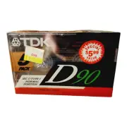 TDK D90 Audio Cassette Pack Of 5