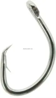 Owner Mutu Circle Hook #5/0 Hangnail Point 2X Strong Black Chrome 4/Pk 5163-151