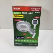 Halo Cooper Solar Powered Motion Activated Outdoor LED Area Light 1000 Lm