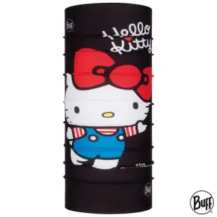 【BUFF】兒童頭巾 經典Plus系列 HELLO KITTY授權圖案(Hello Kitty/脖圍/排汗透氣/防曬)