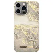 Ideal Of Sweden Fashion Case (Suits iPhone 13 Pro Max) - Sparkle Greige Marble