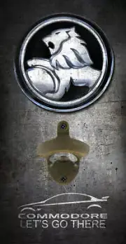 Holden Commodore Wall Bottle Opener