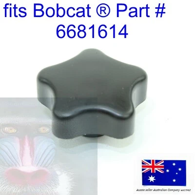 Roof Top Cab Side Window Glass fixing Knob fits Bobcat 6681614 331 334 337 341