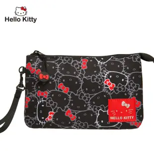 Hello Kitty 繽紛凱蒂-手拿包-黑 KT01V04BK