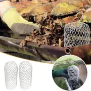Leaf Gutter Downspout Filter Guard Mesh Aluminum Screens Guards Mesh Covers