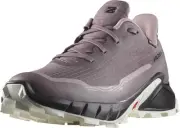Salomon Women’s Alphacross 5 Gore-Tex, Waterproof 5, Moonscape/Black/White