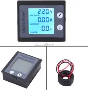 AC 260V 100A Digital LCD Panel Voltage Meter Power Energy Ammeter Voltmeter