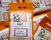 7 Packs of 50 Davo 30x35 Clear Adhesive Stamp Mounts New Stock Sealed (350) New