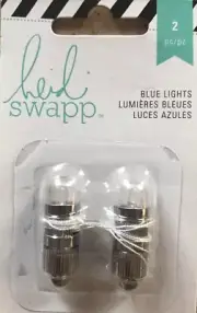 Heidi Swapp Paper Lantern LIGHTS 2/Pkg BLUE American Crafts # 340597 NEW NIP